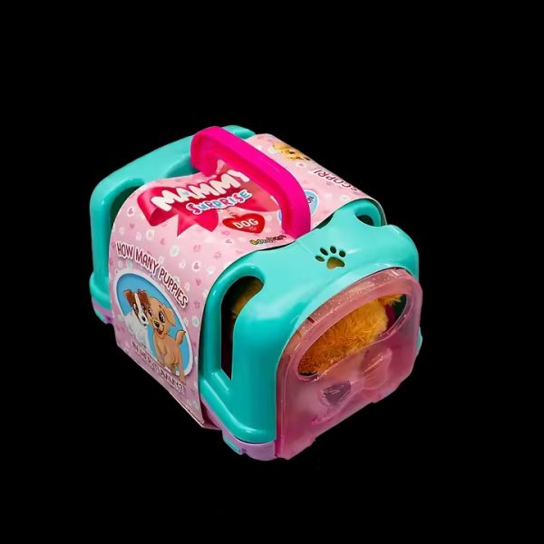 Mammy Surprise Carry Bag Puppies  Plush Toy - Image 4