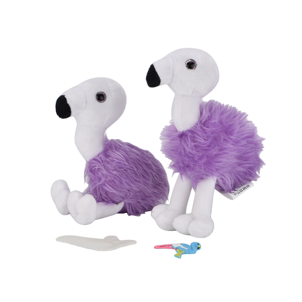 LOVELY PLUSH FLAMINGOS - Image 2