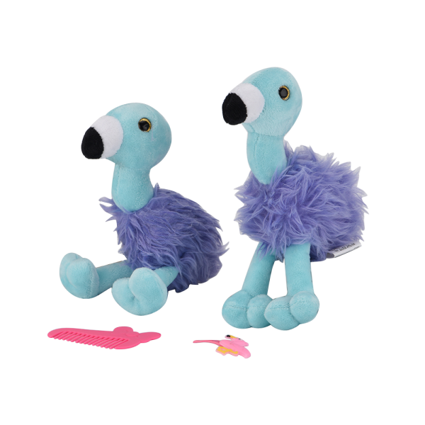 LOVELY PLUSH FLAMINGOS