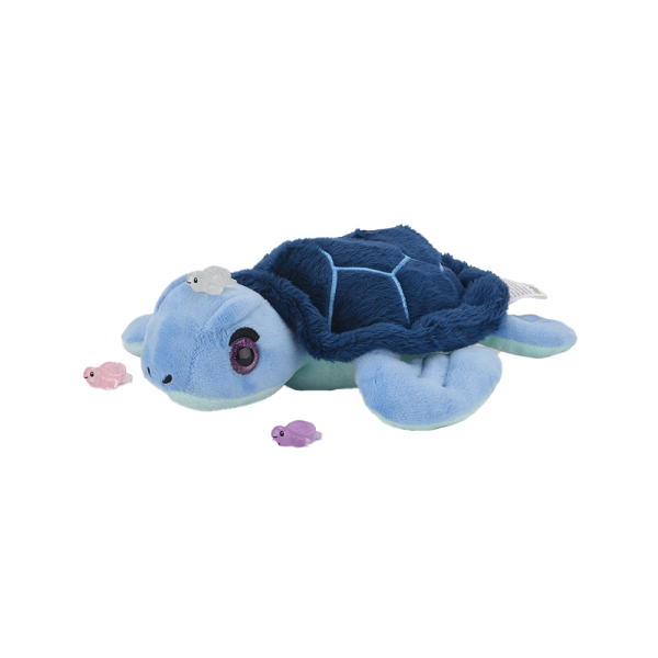 PLUSH TURTLE WITH SMALL PLASTIC TURTLE - Image 2